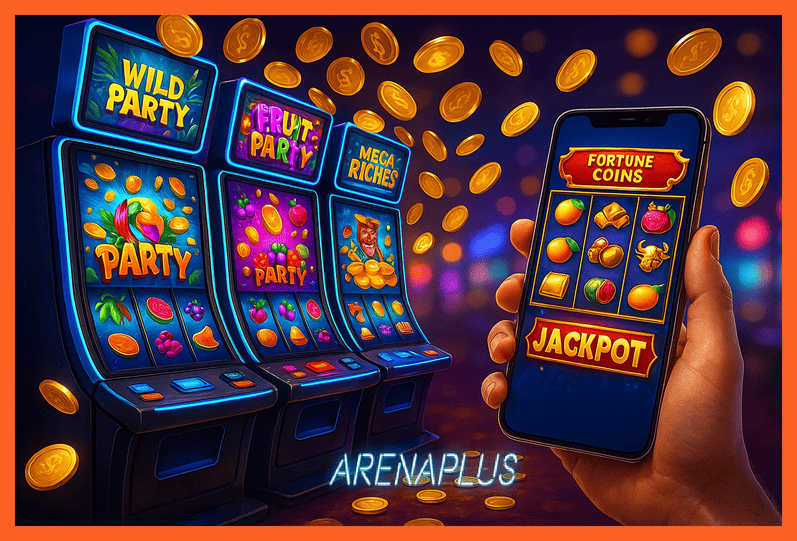 Explore o mundo das slot machines no ARENAPLUS Casino